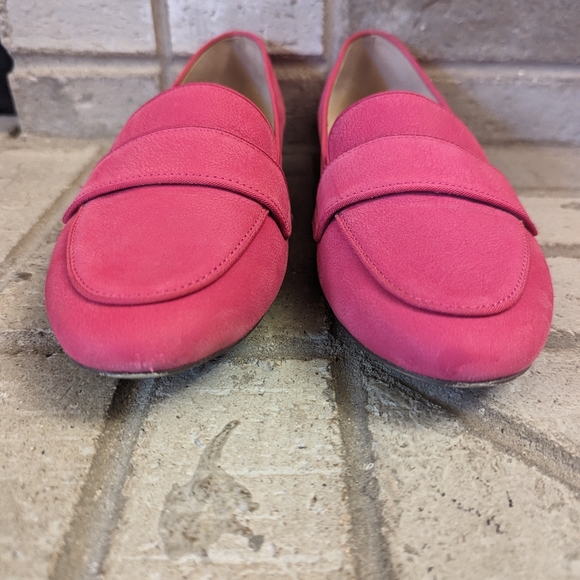 Talbots pink suede loafers 6.5 - Picture 2 of 5